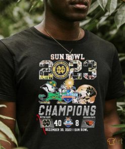 Sun Bowl 2023 Notre Dame Football Champions 40 8 Shirt