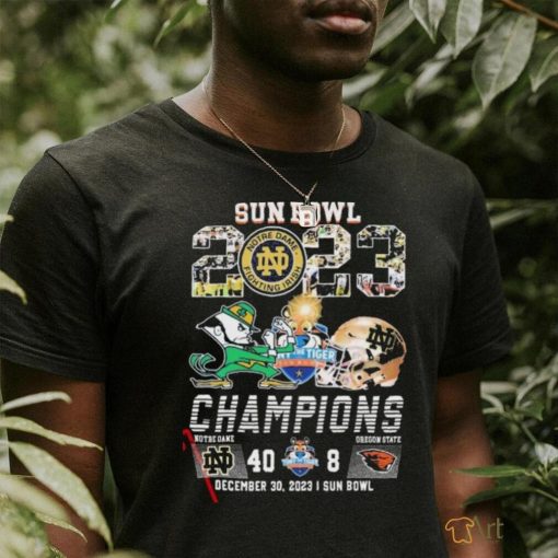 Sun Bowl 2023 Notre Dame Football Champions 40 8 Shirt