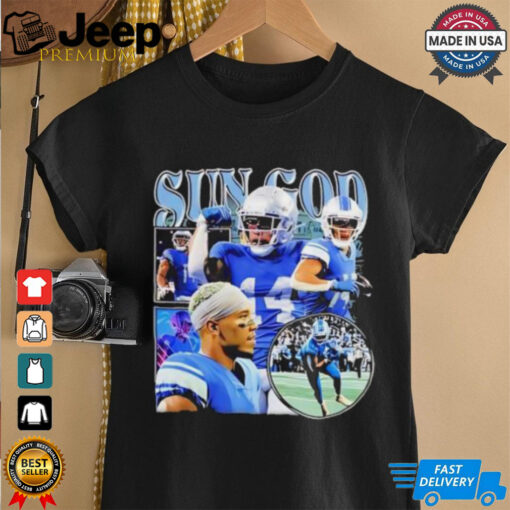 Sun God Detroit Lions Amon Ra St. Brown shirt