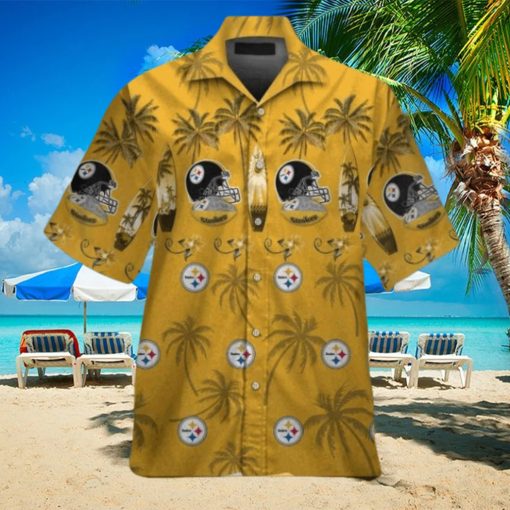 Sun Kissed Design Pittsburg Steelers Hawaiian Shirt