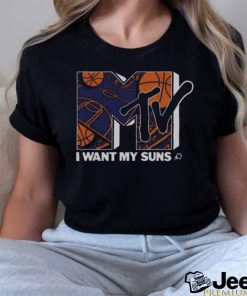 Sun X MTV I Want My Suns Phoenix Basketball T shirt