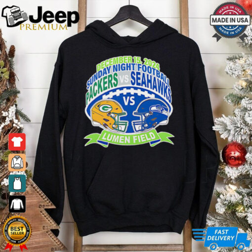 Sunday Night football Packers vs Seahawks Lumen Field shirt