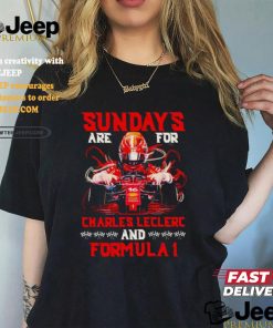 Sunday’s Are For Charles Leclerc and Formula 1 shirt