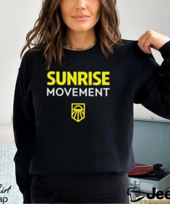 Sunrise Movement Good Job Livable Future Green New Deal shirt