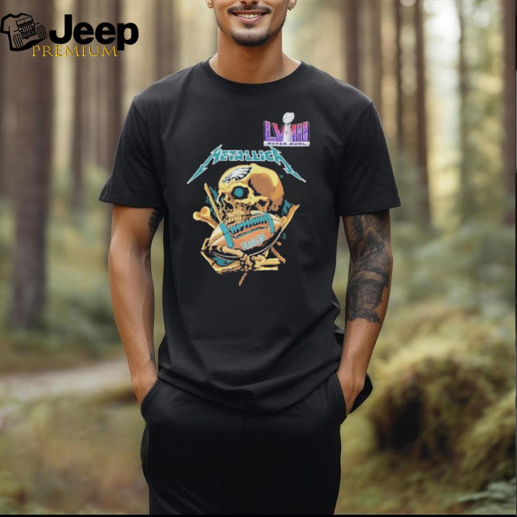 Eagles skull 2025 t shirt