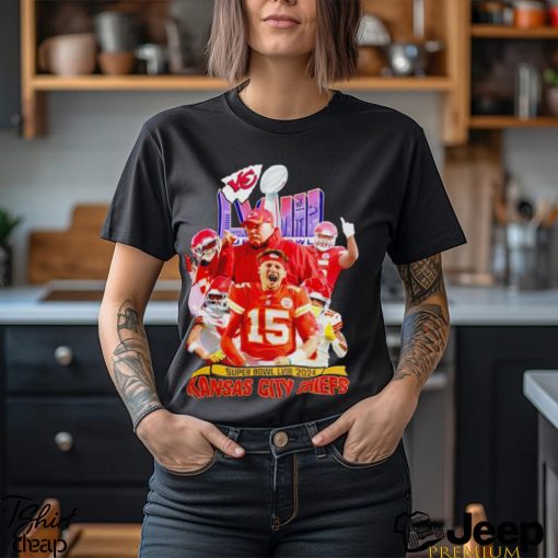 Super Bowl LVIII 2024 Kansas City Chiefs team shirt