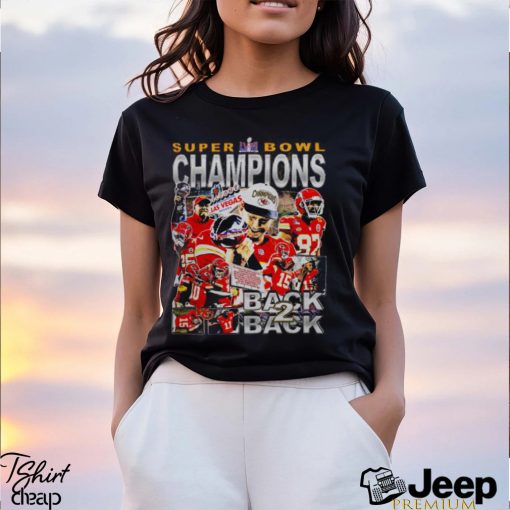 Super Bowl LVIII Kansas City Chiefs back to back 2024 shirt