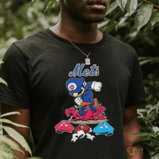 Super Mario New York Mets Stomp Atlanta Braves And Other Teams Shirt