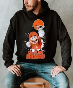 Super Mario x NFL Cleveland Browns shirt