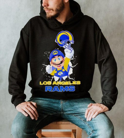 Super Mario x NFL Los Angeles Rams shirt