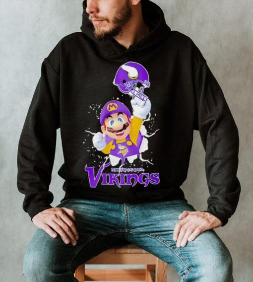 Super Mario x NFL Minnesota Vikings shirt