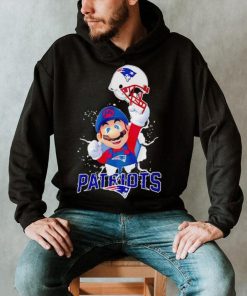 Super Mario x NFL New England Patriots shirt