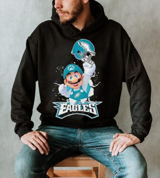 Super Mario x NFL Philadelphia Eagles shirt