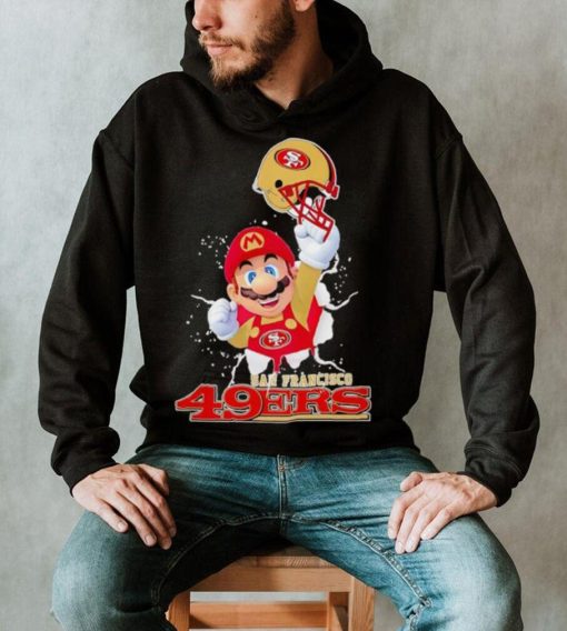 Super Mario x NFL San Francisco 49ers shirt