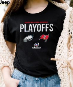 Super Wild Card Weekend playoffs Eagles vs Buccaneers NFL logo 2024 shirt