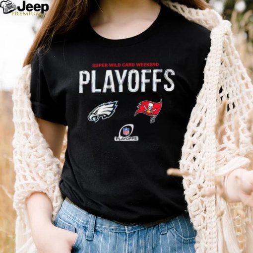 Super Wild Card Weekend playoffs Eagles vs Buccaneers NFL logo 2024 shirt