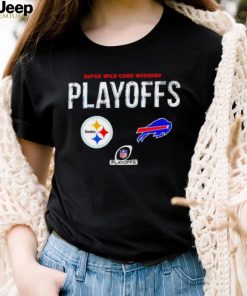 Super Wild Card Weekend playoffs Steelers vs Bills NFL logo 2024 shirt