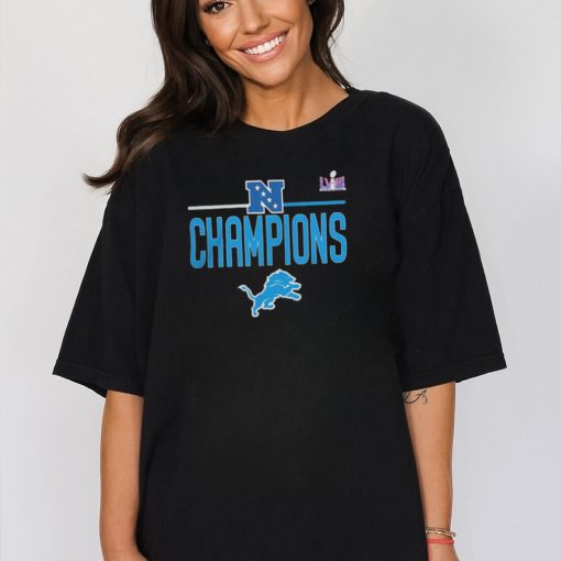 Super bowl lviiI detroit lions 2024 NFC champions t shirt