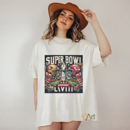 Superbowl Lviii 49Ers Vs Chiefs Super Bowl Tee shirts