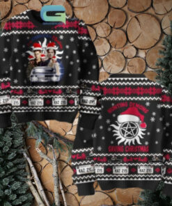 Supernatural Hunting Demon Saving Christmas Ugly Sweater