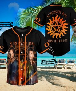 Supernatural Join The Hunt Custom Baseball Jersey