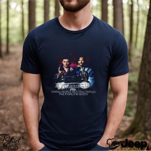 Supernatural Saying People Hunting Things The Family Business T Shirt