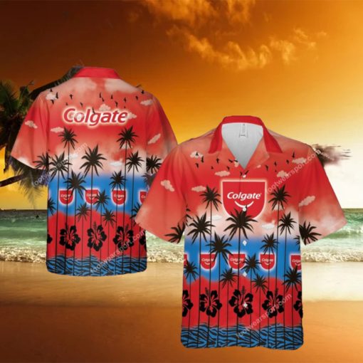 Supreme Colgate Affordable Logo AOP Hawaiian Shirt Men And Women Gift