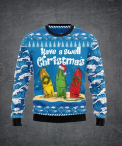 Surfer Swell Ugly Christmas Sweater