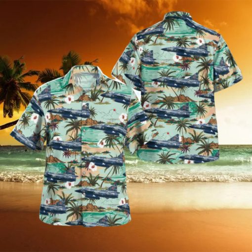 Swedish Air Force Saab 37 Viggen 3D Hawaiian Shirt Gift For Summer