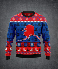 Sweet Home Alaska Ugly Christmas Sweater