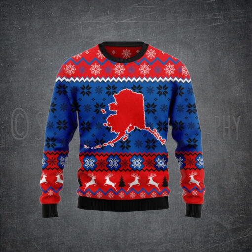 Sweet Home Alaska Ugly Christmas Sweater