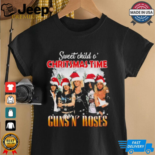 Sweet child o’ Christmas time guns n’ roses Merry Christmas shirt