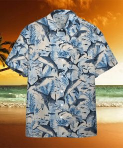 Swimming Shark Hawaiian Shirt