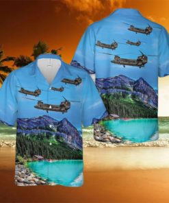 Swiss Air Force Boeing CH 47 Chinook Hawaiian Shirt