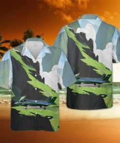 Swiss Air Force F35 Hawaiian Shirt