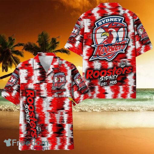 Sydney Roosters NRL Hawaiian Shirt Trending Design Custom Name