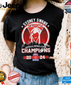 Sydney Swans AFL Champions 2024 Skyline Shirt