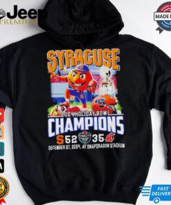 Syracuse Orange 2024 Holiday Bowl Champions Snapdragon Stadium shirt