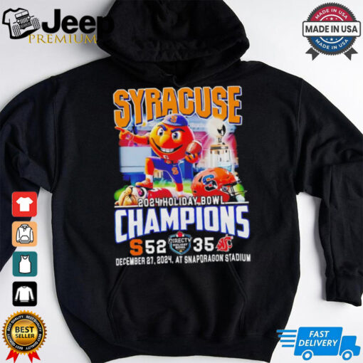 Syracuse Orange 2024 Holiday Bowl Champions Snapdragon Stadium shirt