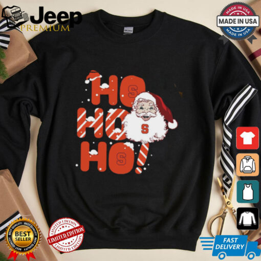 Syracuse Orange Ho Ho Ho Santa Claus Christmas shirt