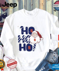 Syracuse Orange Ho Ho Ho Santa Claus Christmas t shirt