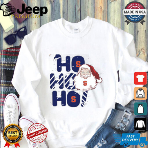 Syracuse Orange Ho Ho Ho Santa Claus Christmas t shirt