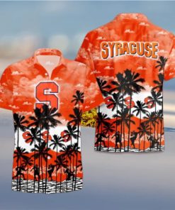 Syracuse Orange Palms Tree Hawaiian Shirt