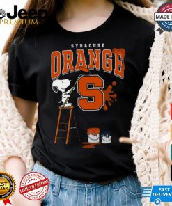 Syracuse Orange Snoopy Painting Shirt