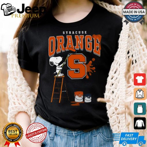 Syracuse Orange  Snoopy Painting Shirt