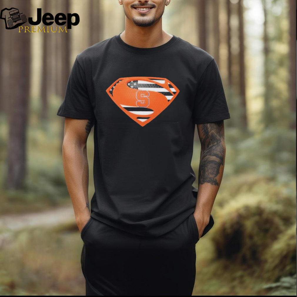 Syracuse Orange Superman logo shirt