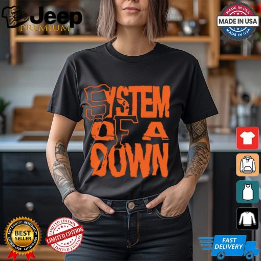 System Of A Down Sf Stacked Logo Shirt