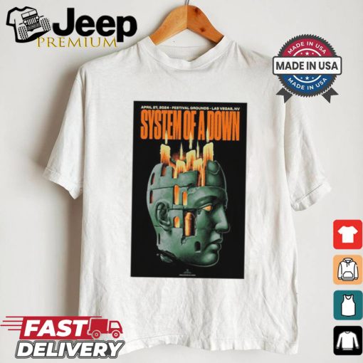 System Of A Down Sick New World Las Vegas April 27, 2024 Poster Shirt