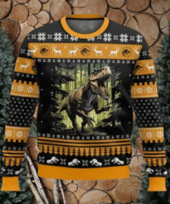 T Rex Jurassic Park World Ugly Sweater