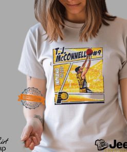 T.J. McConnell Indiana Pacers Comic Basketball shirt